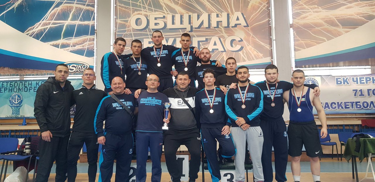 Шампионски титли и медали за борците на НСА