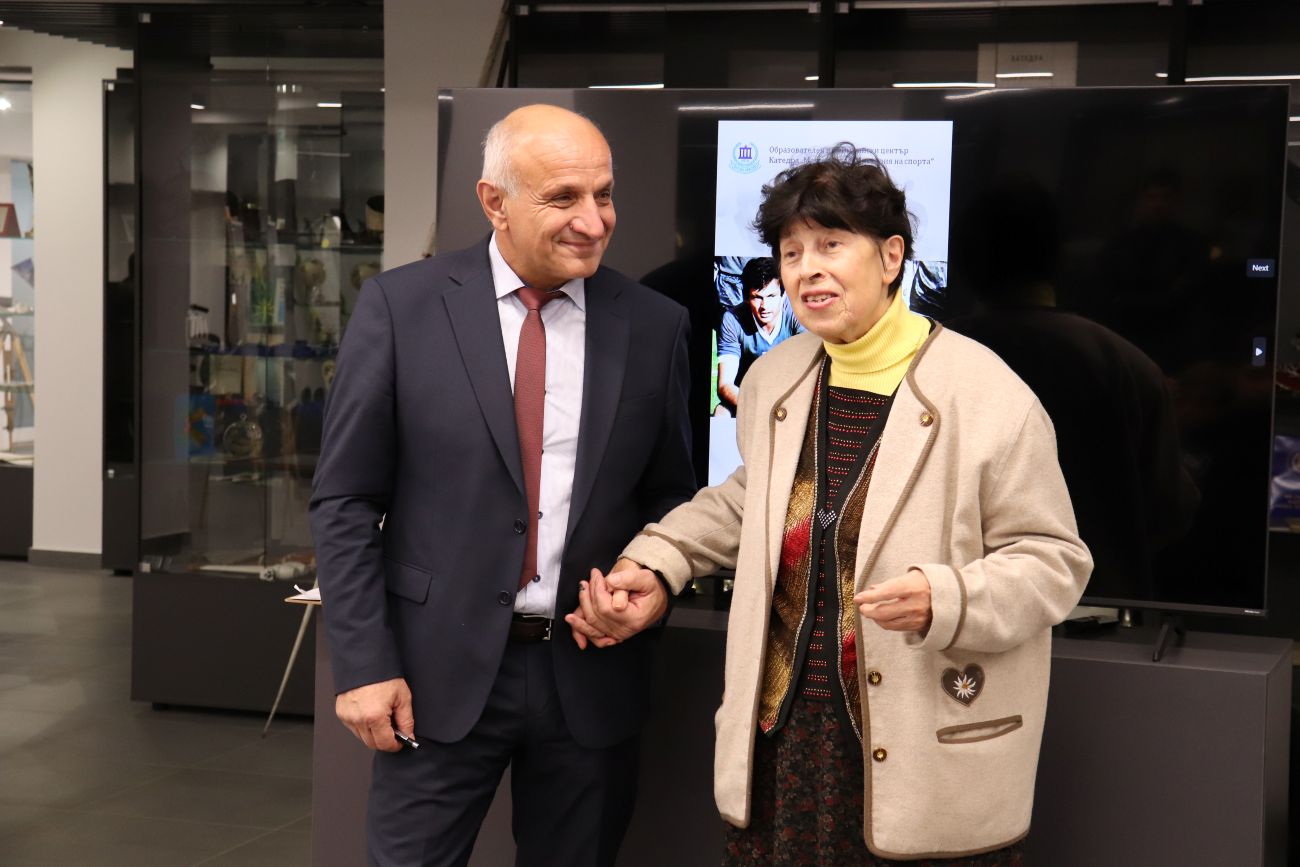 Exhibition and discussion „Georgi Asparuhov and Nikola Kotkov – worthy figures of Bulgarian sport“ at NSA