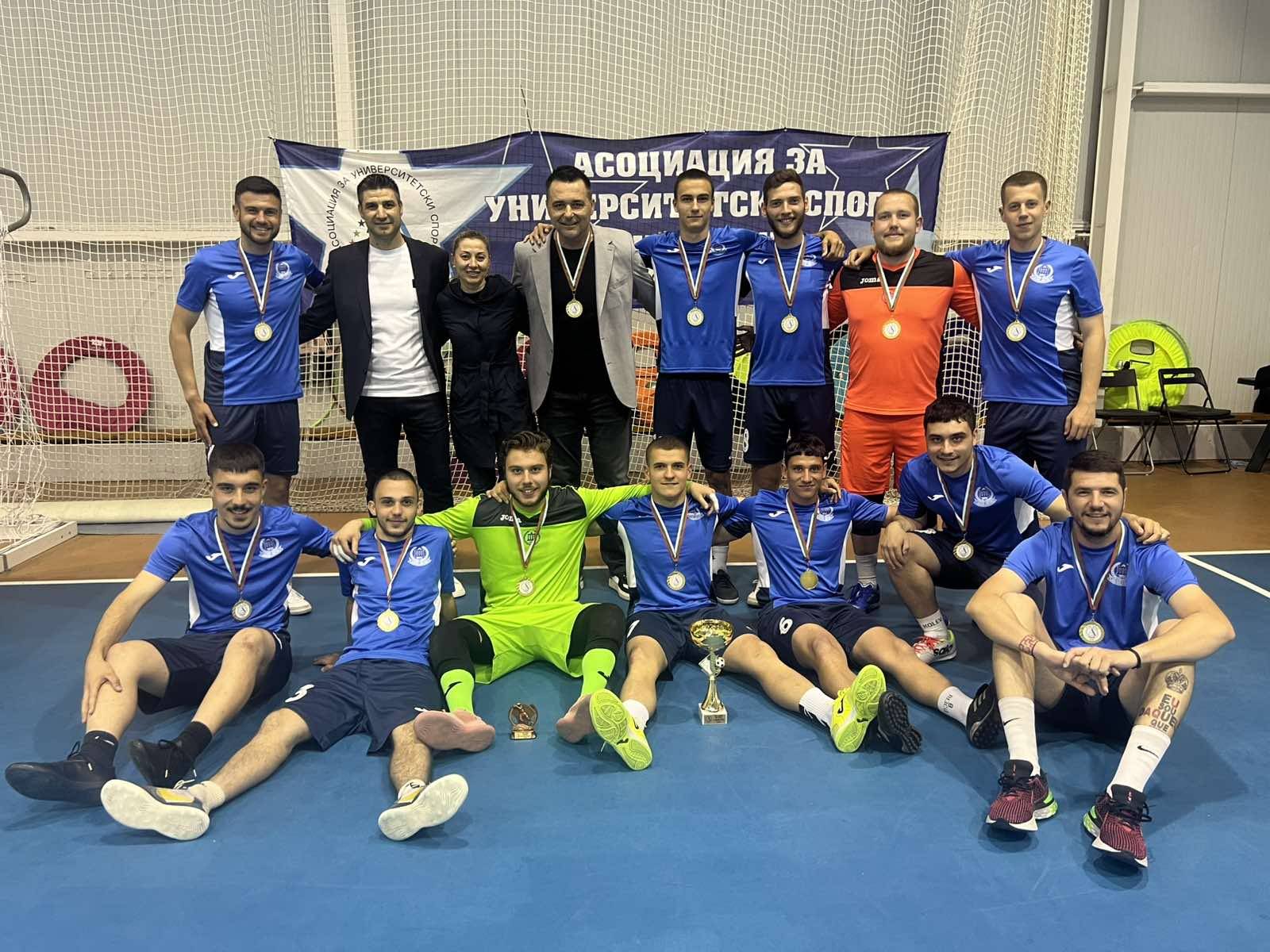 Мъжкият отбор на НСА спечели НУШ по футзал