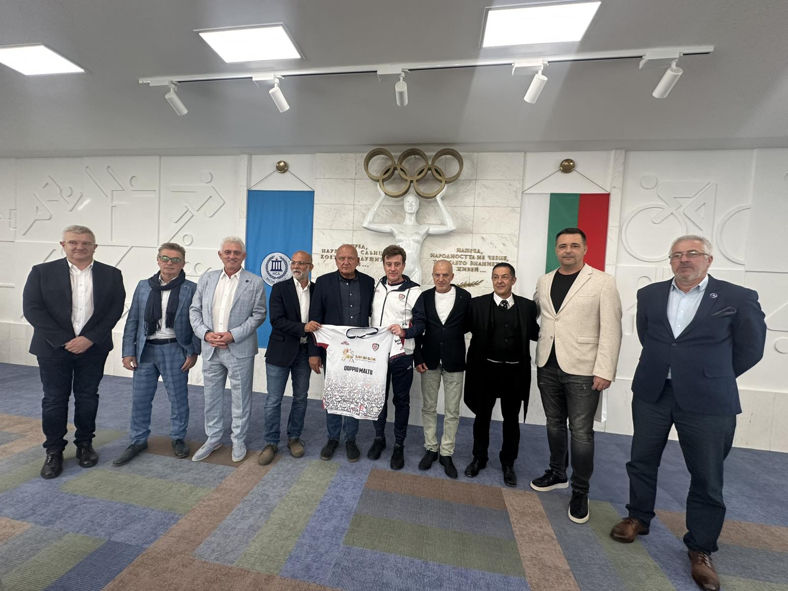 Representatives of the Italian football club „Cagliari Calcio“ visited NSA