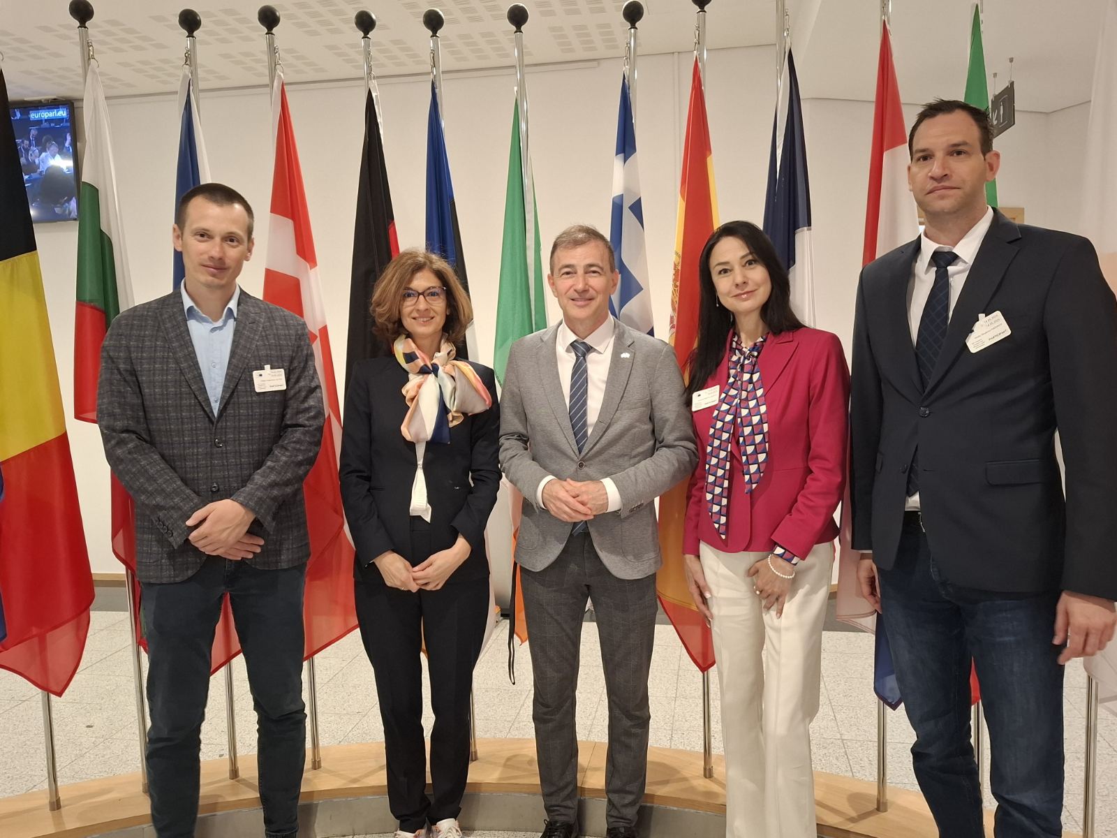 Преподаватели от НСА посетиха Европейския парламент в Брюксел