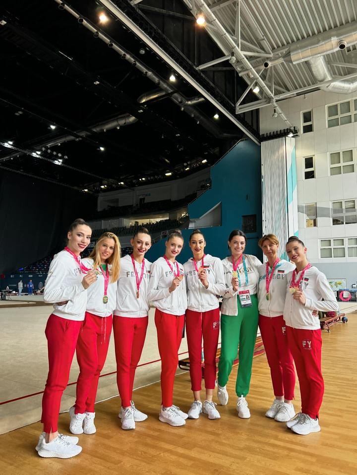 Злато за Боряна Калейн и ансамбъла на Европейската купа по художествена гимнастика